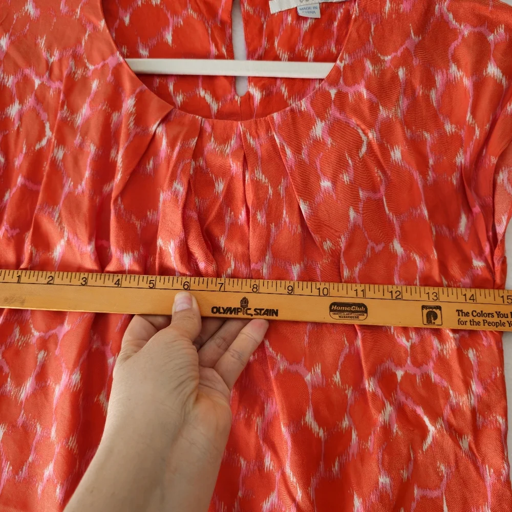 Boden Size 2 Top Multicolored Viscose/Silk Blend - Picture 4 of 7